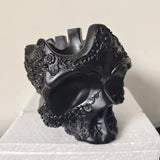 NNETM Skull Head Egg Holder - Resin Decoration