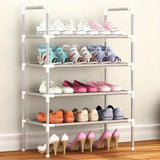 NNETM The Multi-Layer Free Standing Shoe Rack brings organization to your shoe chaos