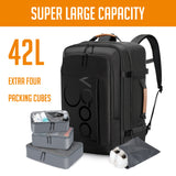 NNETM 42L Travel Backpack with Laptop Compartment