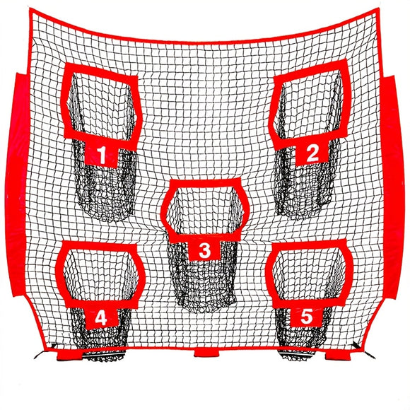 NNETM Football Outdoor Target Throwing Net with 5 Pockets