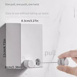 NNETM Wall Mount with Invisible Retractable Clothesline