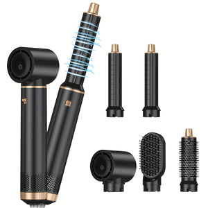 NNETM 5-in-1 Hair Styler Hot Air Brush with 60000RPM