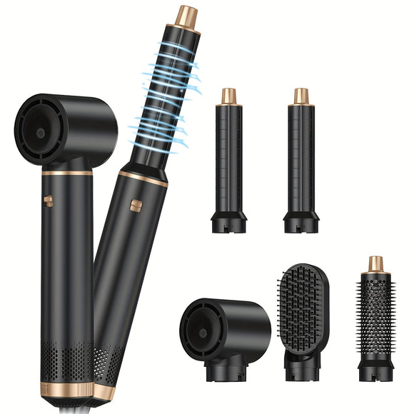 NNETM 5-in-1 Hair Styler Hot Air Brush with 60000RPM
