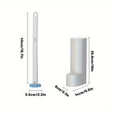 NNETM Toilet Brush Set with 12 Refill Heads