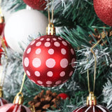 NNETM Radiant Red: 30 Exquisite Christmas Ball Ornaments for Your Tree