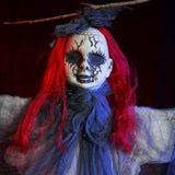 NNETM Halloween Red Haired Ghost Doll Set