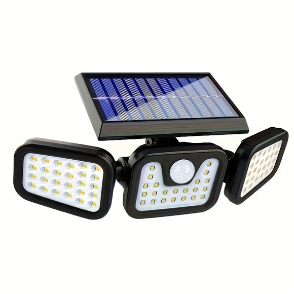NNETM Solar Motion Sensor Outdoor Light with 74 LED