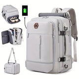 NNETM Airline Carry-On Backpack with USB Port & Laptop Compartment