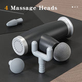 NNETM Electric Mini Massage Gun – Portable Deep Tissue Massager for Back and Neck(Black)