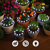 20pcs Solar Garden Crystal Lights White 20-LED
