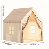 NNETM Kids Castle Play Tent Indoor Pretend Playhouse