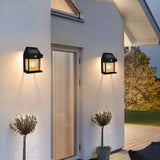 NNETM Solar Wall Lanterns Outdoor with 3 Modes