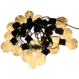 NNEOBA G50 LED Fairy String Lights - Outdoor Garden Patio Christmas Decor (5m, Warm White/Clear)