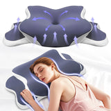 NNETM Butterfly Memory Foam Pillow for Neck Support Sleep