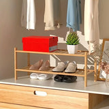 NNETM Bamboo Shoe Rack: Stack & Fold Design