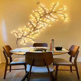 232.6CM 144-LED Bendable Willow Vine Lamp – Artificial Birch Tree
