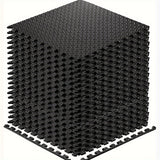 NNETM Interlocking Black EVA Fitness Mats Set (20pcs)