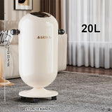 NNETM Trash Can with Lid and Wheels