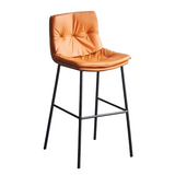 NNETM Iron Bar Chair with Backrest - Orange (75cm)