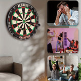NNETM Dartboard Set Soft Head Sisal Bristle