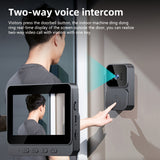 NNETM Video Doorbell Camera – 4.3" HD Screen with Night Vision & Two-Way Audio