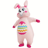 NNETM Oversized Inflatable Easter Bunny Costume USB/Battery Powered