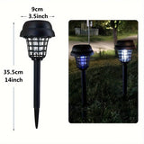 NNETM 4pcs Solar Mosquito Repellent UV Insect Lamps