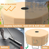 NNETM Trampoline Tent Round with UV Protection