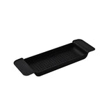 NNEOBA Extendable Bamboo Bathtub Tray Caddy with Storage