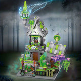 NNETM Halloween Wild Zombie Hut Mini Building Blocks