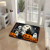 3-Piece Halloween Pumpkin & Ghost Door Mat Set