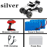 NNEOBA 4WD Off-Road RC Car with LED Lights – 2.4G Remote Control Buggy Truck