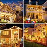 NNEOBA Solar Christmas Lights Outdoor Waterproof String 8 Modes
