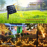 NNEOBA Solar Christmas Lights Outdoor Waterproof String 8 Modes