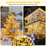 NNEOBA Solar Christmas Lights Outdoor Waterproof String 8 Modes