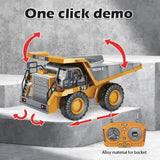 NNEOBA RC Alloy Dump Truck Engineering Vehicle for Boys