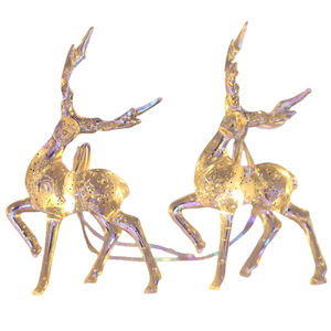 NNEOBA 1.5M 10-LED Christmas Reindeer String Lights – Festive Fairy Garland