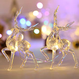 NNEOBA 1.5M 10-LED Christmas Reindeer String Lights – Festive Fairy Garland