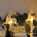 NNEOBA 1.5M 10-LED Christmas Reindeer String Lights – Festive Fairy Garland