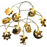 NNEOBA 1.5M EID Mubarak LED String Lights