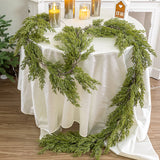 NNEOBA Artificial Cedar Christmas Garland for Home Decor (2.7m)