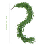 NNEOBA Artificial Cedar Christmas Garland for Home Decor (2.7m)