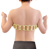NNEOBA Wooden Therapy Cellulite Massage Roller Handmade Back Massager Brown
