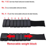 NNEOBA Adjustable Silicone Wrist & Ankle Weights