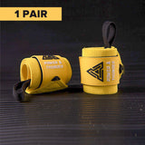 NNEOBA Premium Wrist Support Wristbands 1 Pair Yellow