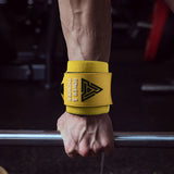 NNEOBA Premium Wrist Support Wristbands 1 Pair Yellow