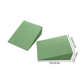 NNETM Yoga Foam Wedge Blocks Calf Raise Stretchers (Green)