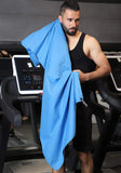 NNEOBA Super Absorbent Microfiber Sports Towel (Light Blue)