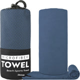NNEOBA 1-pc Quick-Dry Microfibre Sports Towel (Navy Blue)