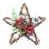 NNEOBA Artificial Flowers Star Frame Wreaths